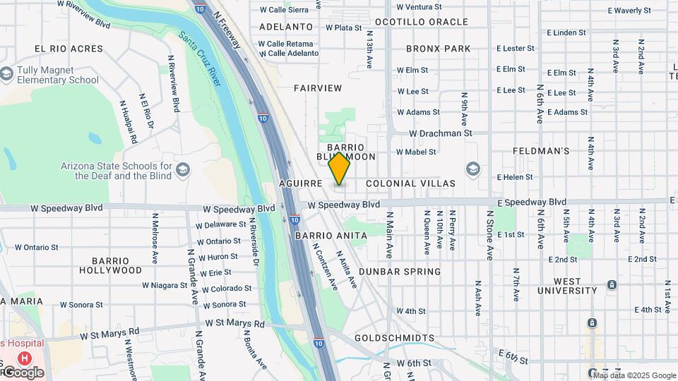 1123 N 14th Ave-Unit -unit 2 Map and Location Details