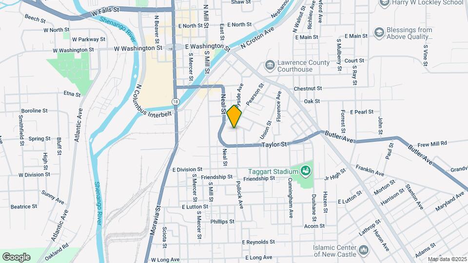 602 Pearson St Map and Location Details