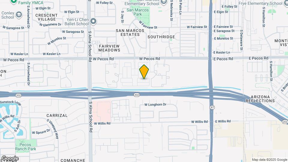 640 W Winchester Dr Map and Location Details
