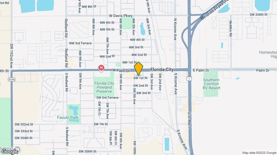 428 SW 1st St Map and Location Details