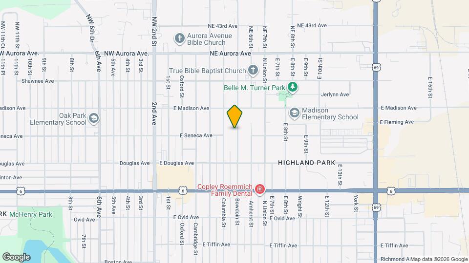 3904 Bowdoin St Map and Location Details