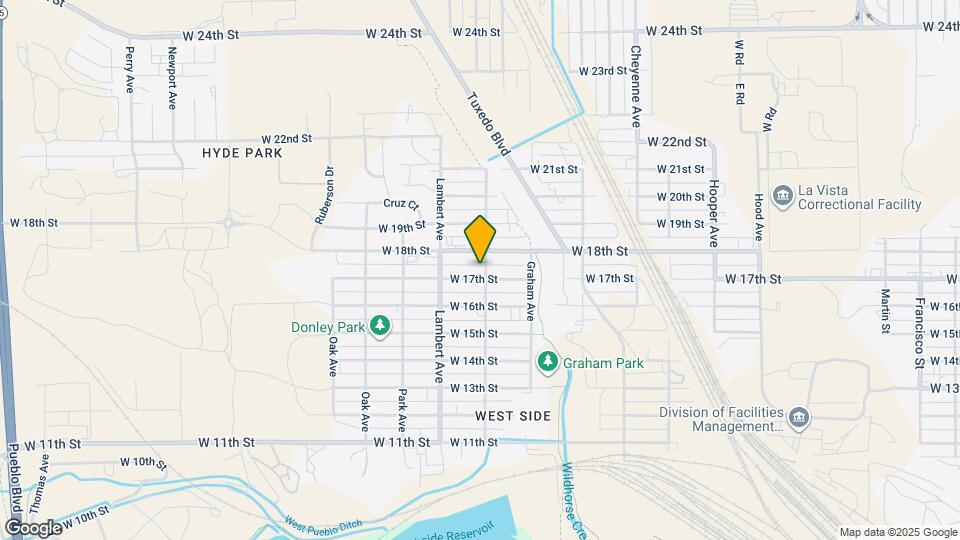 2101 W 17th St Map and Location Details