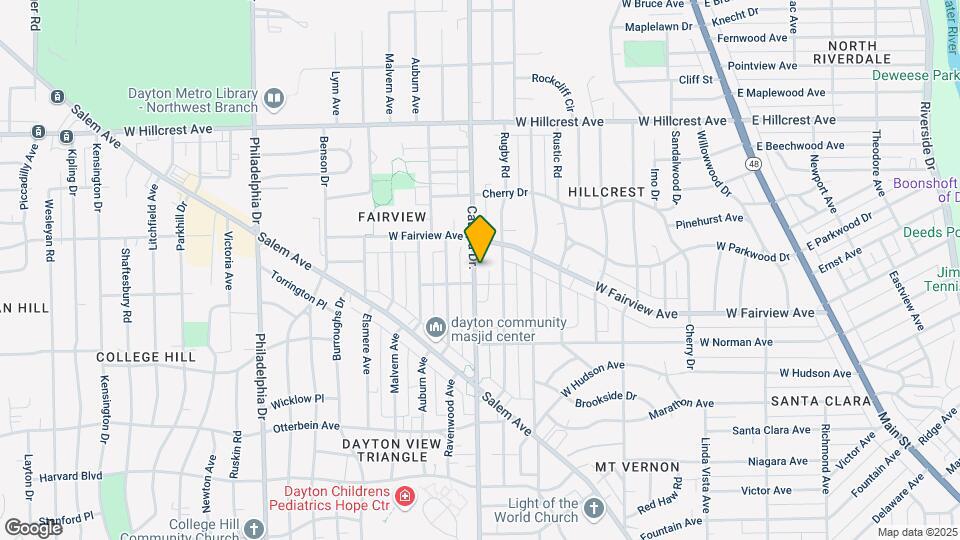 2112 Catalpa Dr Map and Location Details