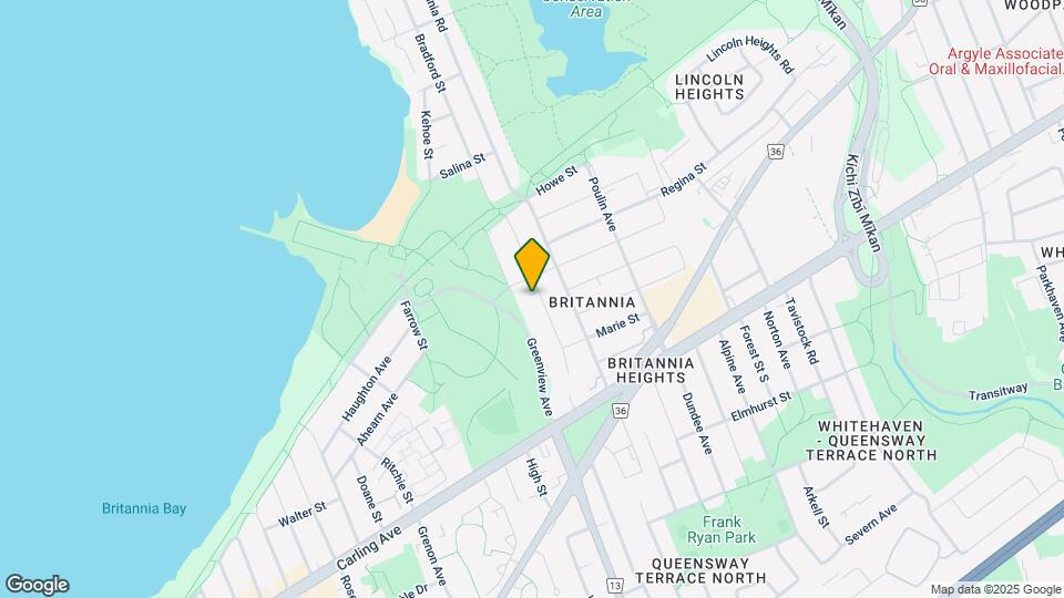Britannia Park Map and Location Details