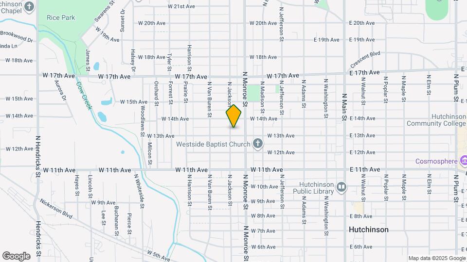 518 W 13th Ave Map and Location Details