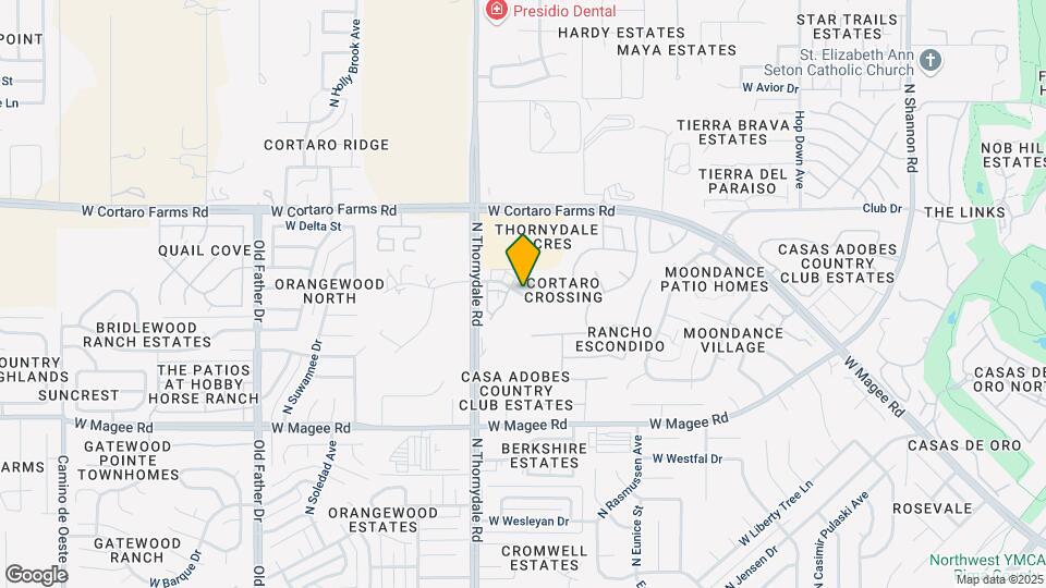 3708 W Goshen Dr Map and Location Details