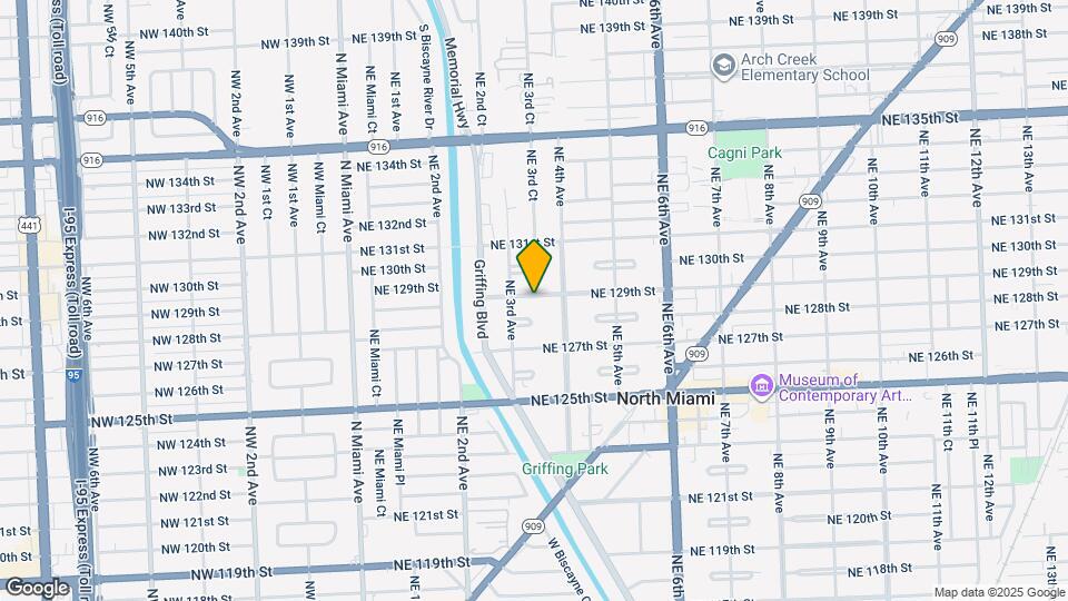 340 NE 129th St Map and Location Details