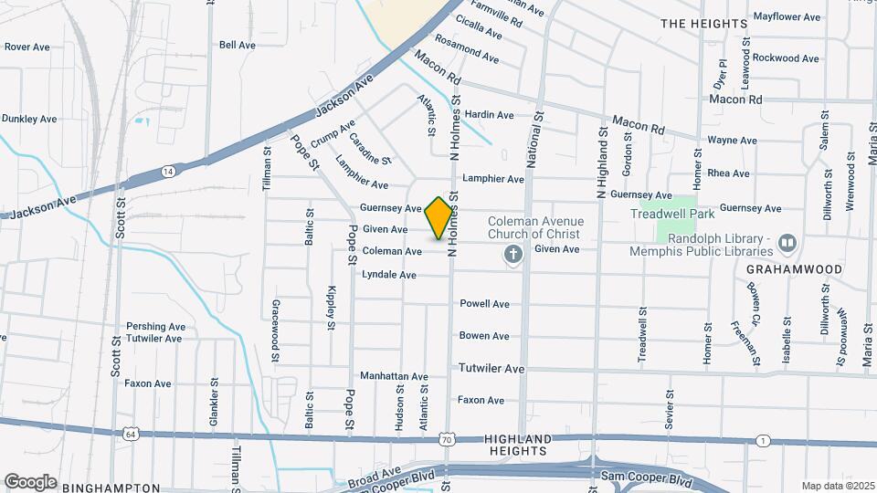 3266 Coleman Ave Mapa y Detalles de la Ubicación