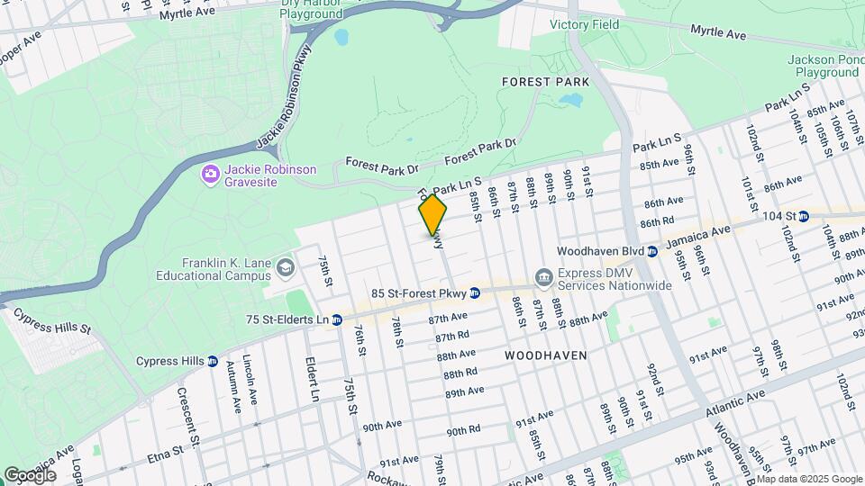 85-50 Forest Parkway Mapa y Detalles de la Ubicación