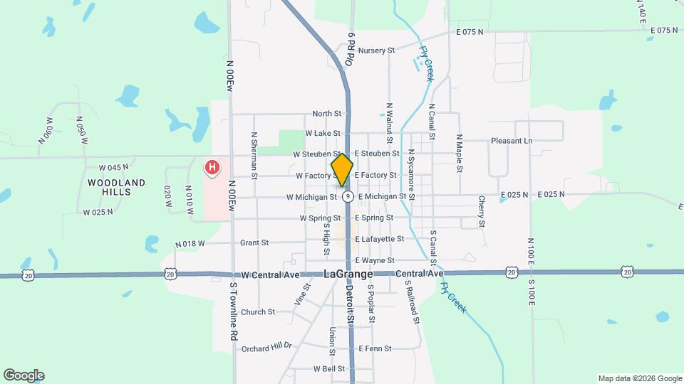 104 1/2 W Michigan St, Unit 1 Mapa y Detalles de la Ubicación