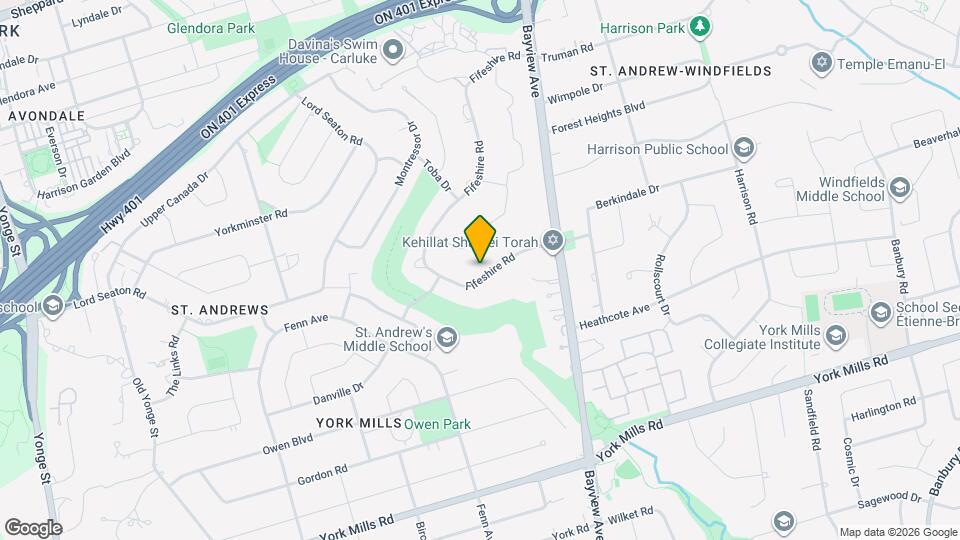 19 Fifeshire Rd Map and Location Details