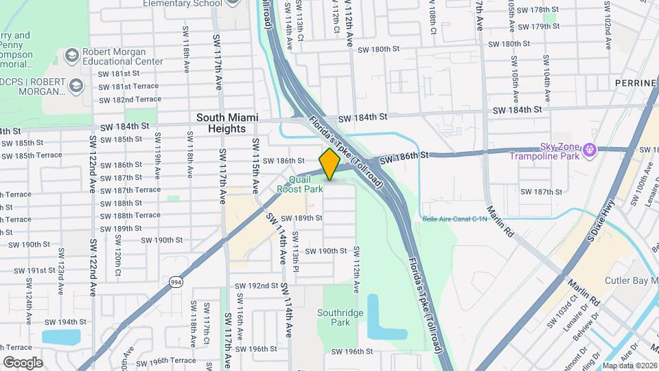 11272 SW 187th St Map and Location Details