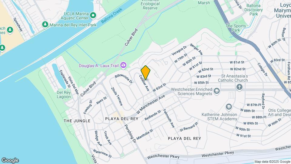 8204 Calabar Ave Map and Location Details