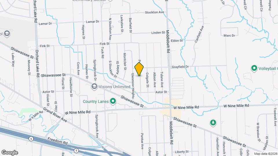 22761 Purdue Ave Map and Location Details