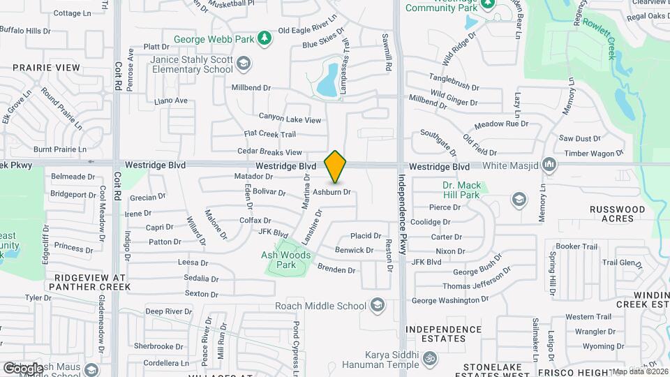 10228 Ashburn Dr Map and Location Details