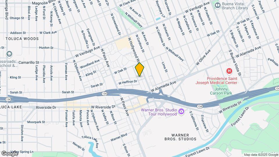 306 N Screenland Dr, Unit 306 1 half Map and Location Details
