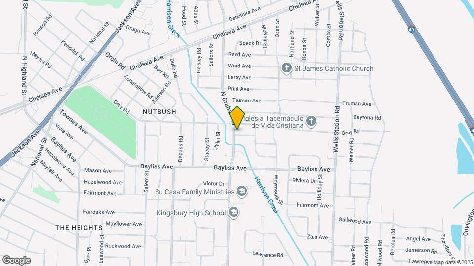 1474 N Graham St Map and Location Details