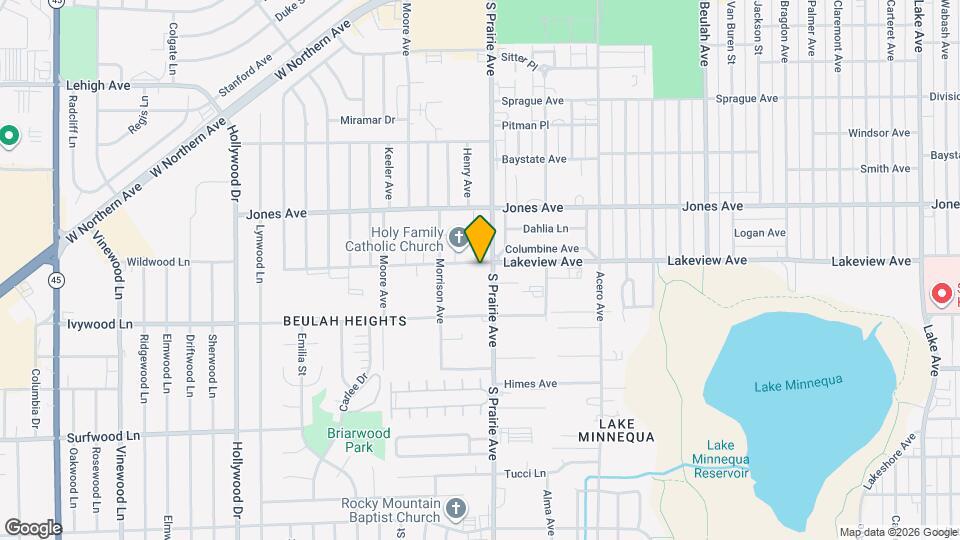 2802 Lakeview Ave Map and Location Details