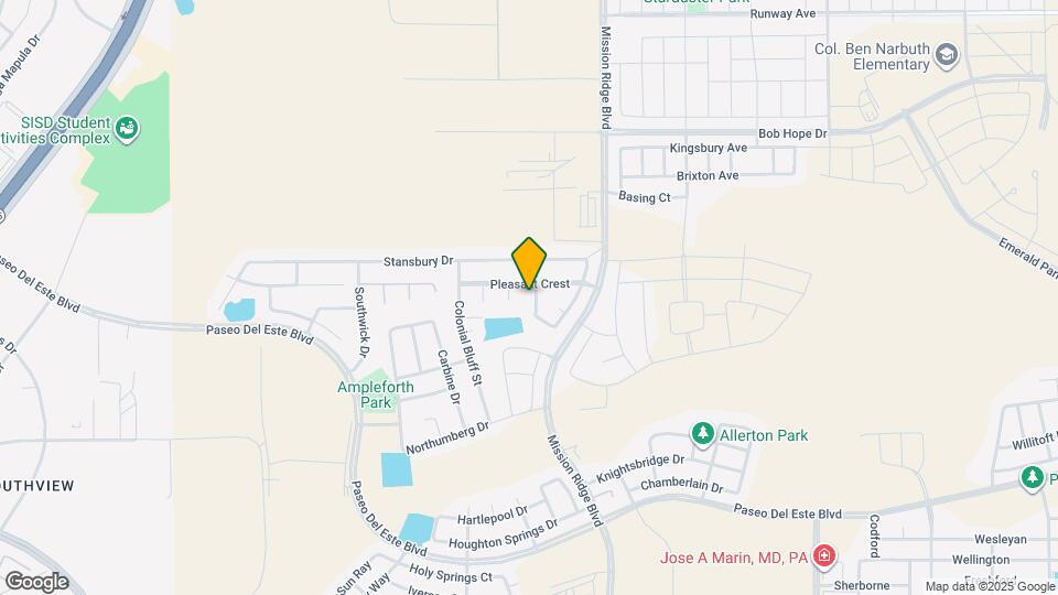 883 Crystal Rook Dr Map and Location Details