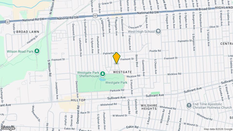 331-333-333 S Westgate Ave Map and Location Details