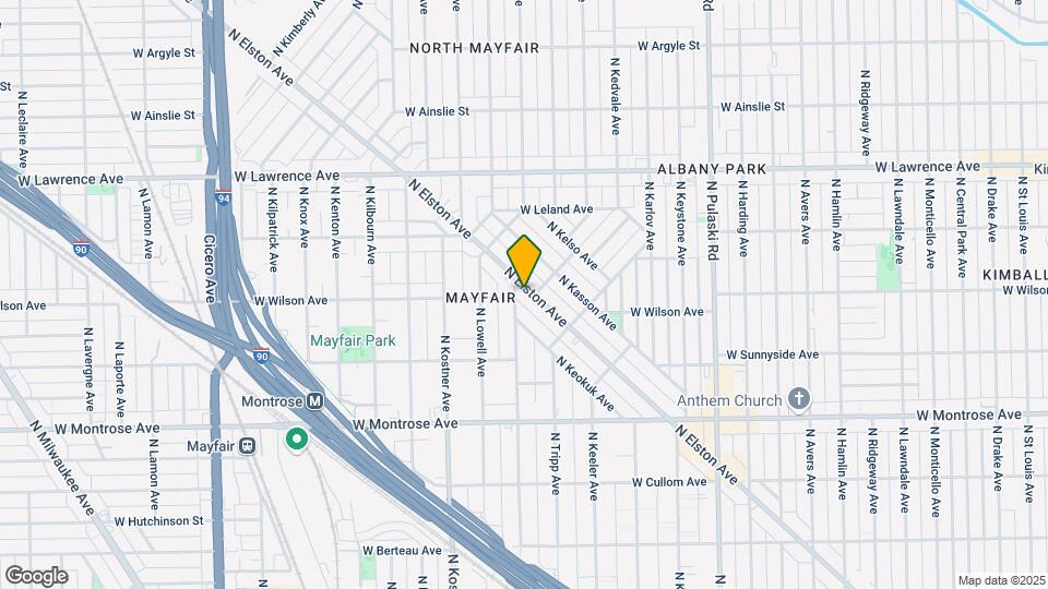 4606 N Elston Ave Map and Location Details