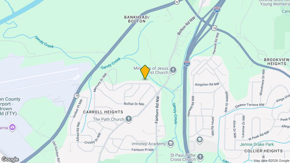 905 Fairburn Rd NW, Unit 418 Map and Location Details
