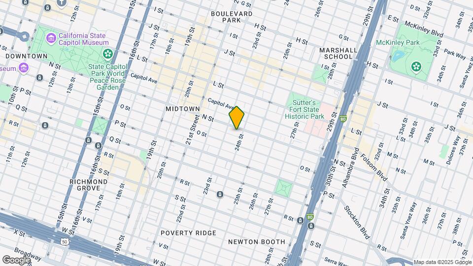 2320 N St Map and Location Details