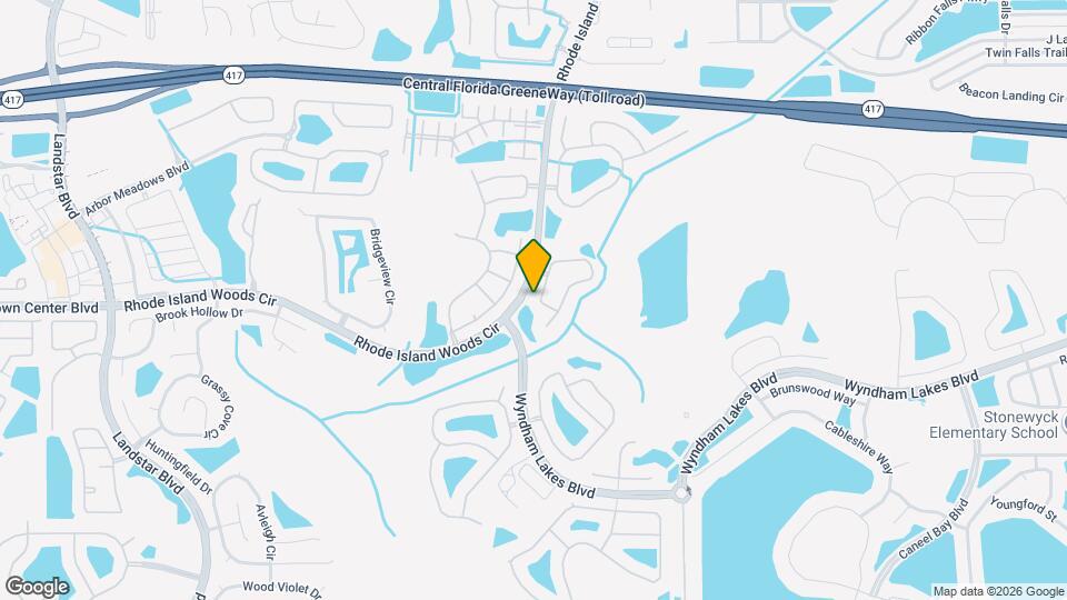 1722 White Heron Bay Cir Map and Location Details