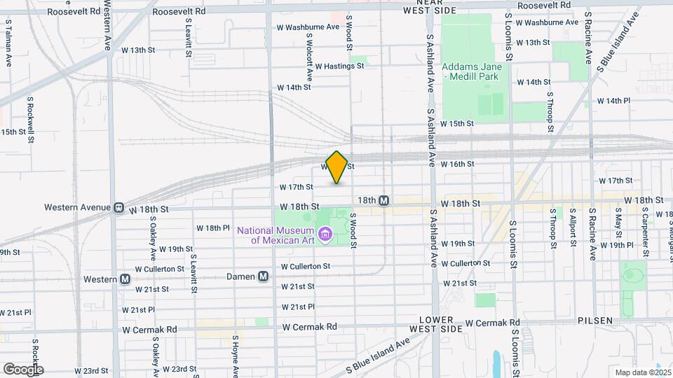 1823 W 17th St Map and Location Details
