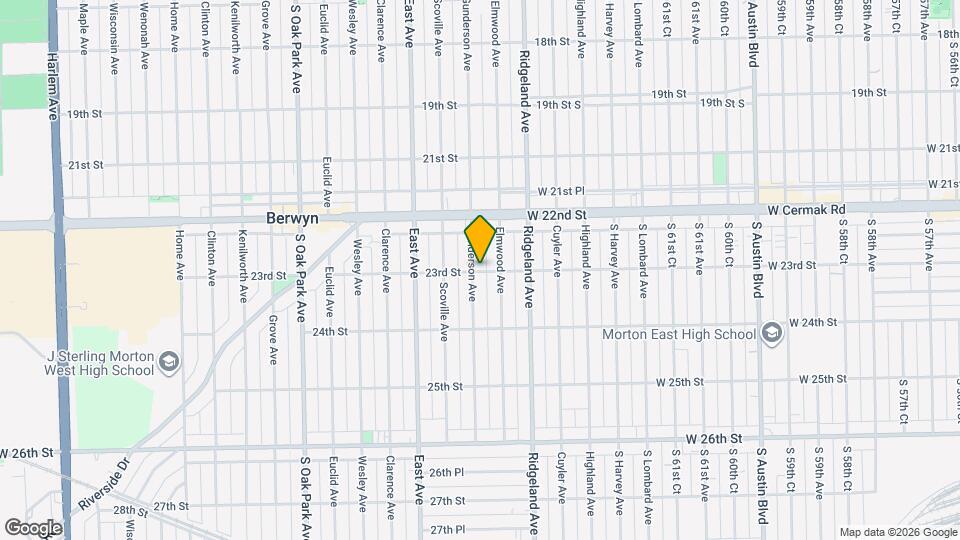 6443 23rd St Map and Location Details