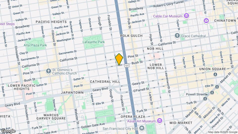 1450 Franklin St Map and Location Details