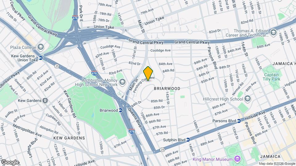 140-71 Burden Crescent Mapa y Detalles de la Ubicación