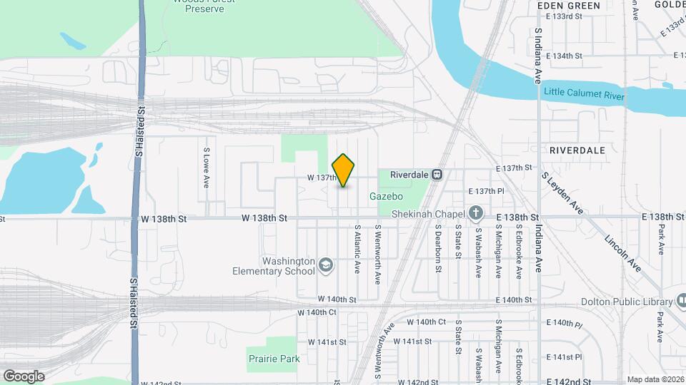 13709 S School St Mapa y Detalles de la Ubicación