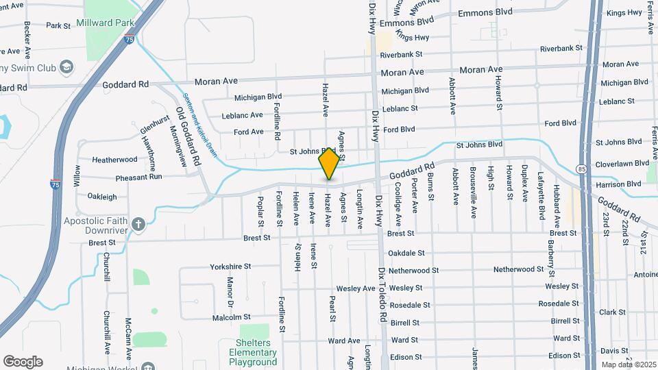 4075 Hazel Ave Map and Location Details