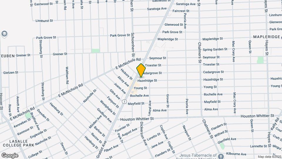13433 Hazelridge St Map and Location Details