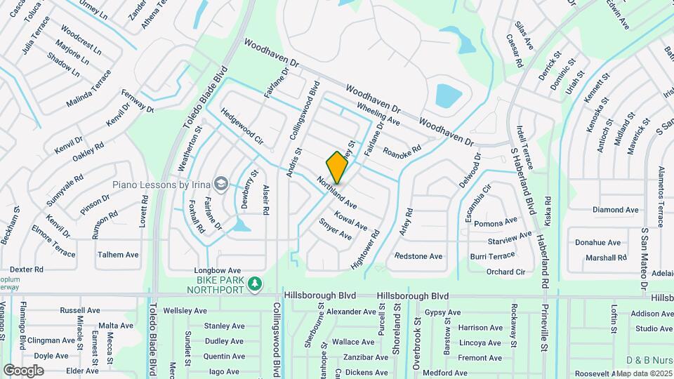 4893 Fairlane Dr Map and Location Details