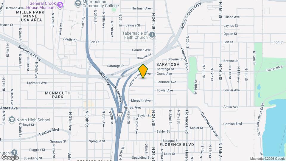 2439 Larimore Ave Map and Location Details