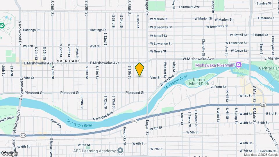 1002 S 36th St Map and Location Details