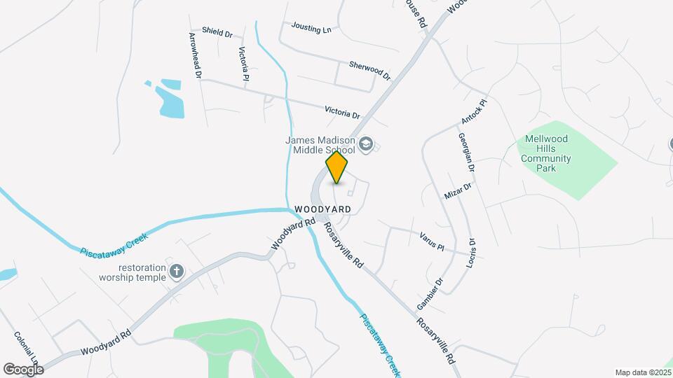 9521 Woodyard Cir Map and Location Details