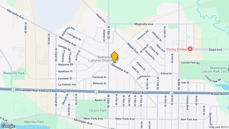 1716 Menasha Ave Map and Location Details