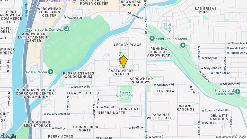 7680 W Mary Jane Ln Map and Location Details