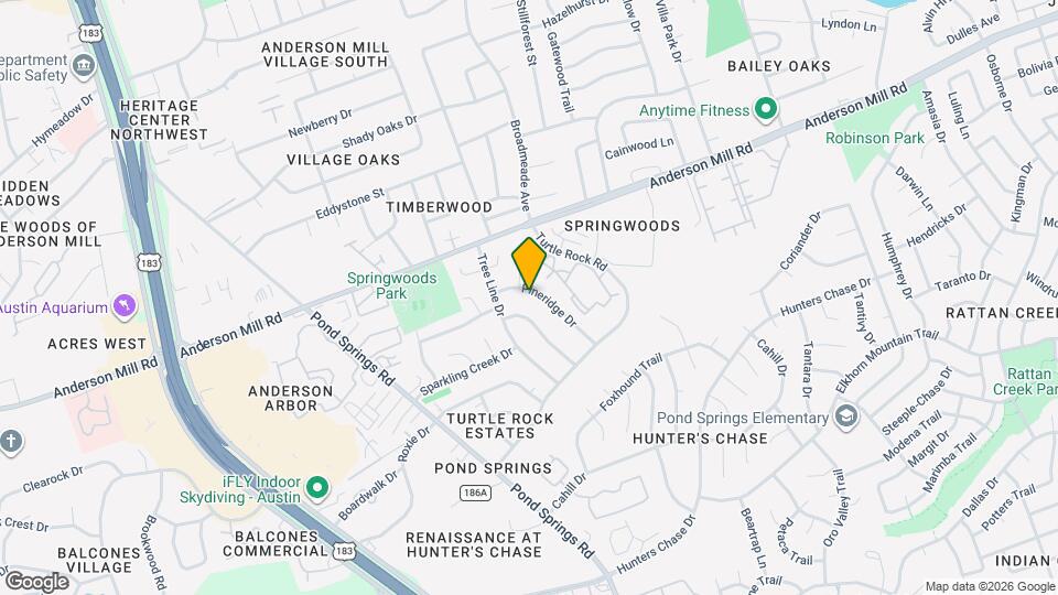 8811 Pineridge Dr, Unit B Map and Location Details