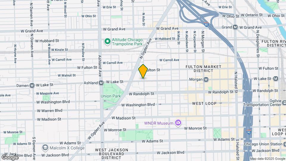 1351 W Lake St Map and Location Details