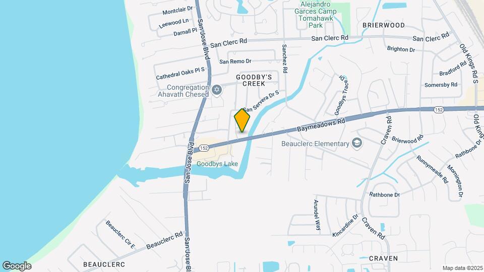 4043 Baymeadows Rd Map and Location Details