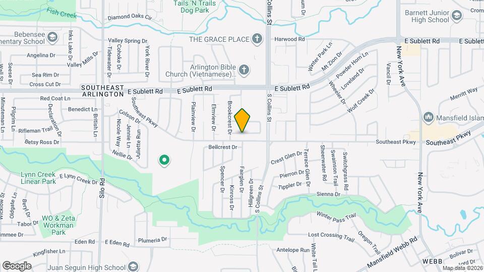 1208 Brookvalley Dr Map and Location Details