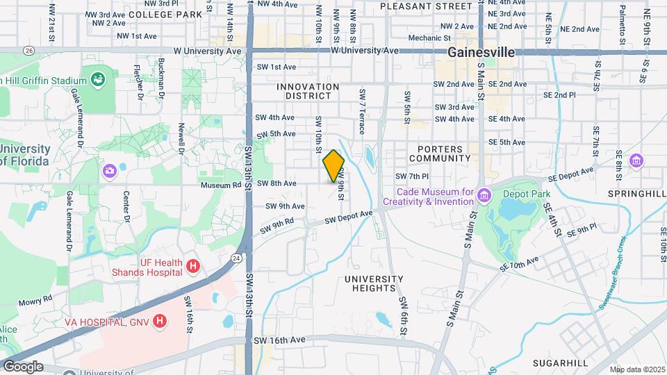 905 SW 8th Ave Map and Location Details