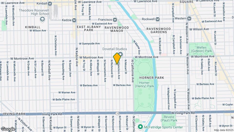 4320 N Francisco Ave-Unit -3S Map and Location Details