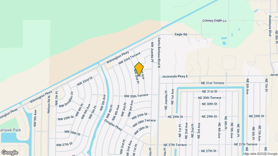 3053 NW 2nd Pl Map and Location Details