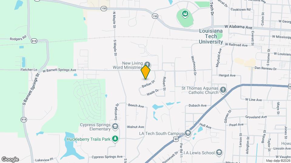 408 Barber Dr Map and Location Details