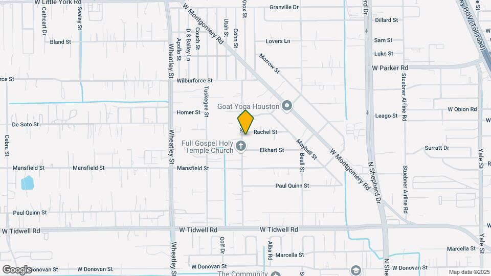 6012 Knox St Map and Location Details